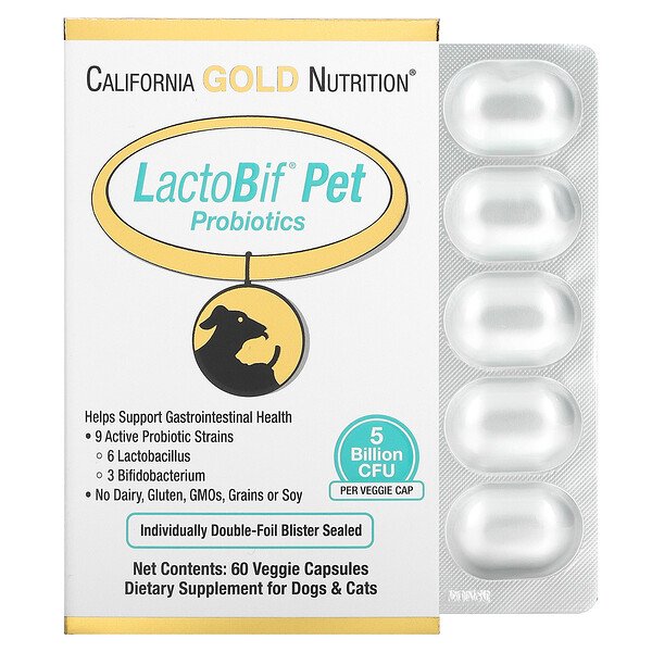 California Gold Nutrition LactoBif 寵物益生菌 (貓狗適用)